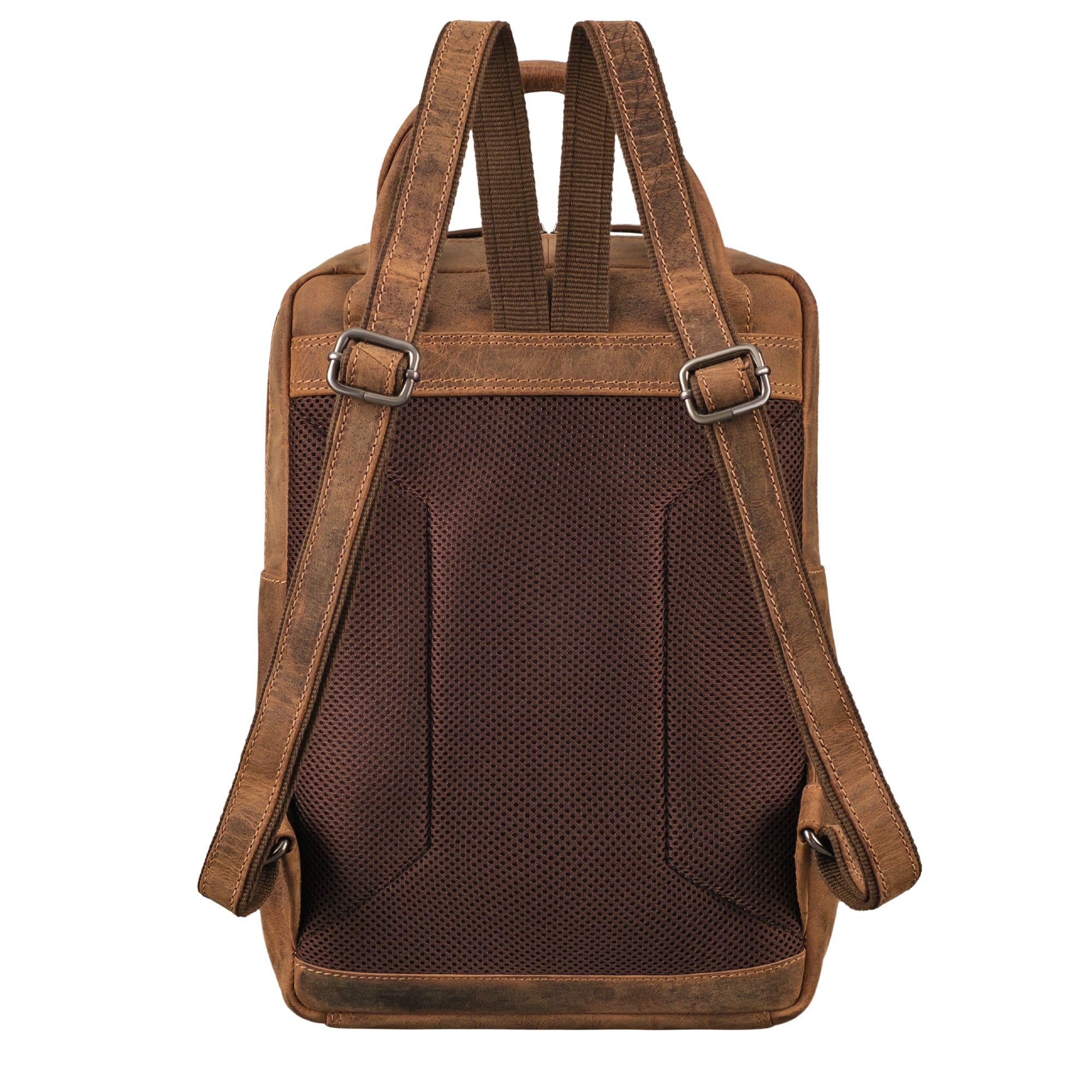 damen rucksack echt leder braun