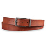 Leren riem bruin 34 mm inklapbaar