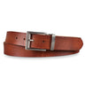 Leren riem bruin 34 mm inklapbaar