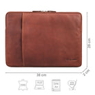 Laptophülle Cognac Braun
