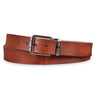 Leren riem bruin 34 mm inklapbaar