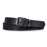 Lederen riem mannen zwart 34 mm inklapbaar