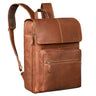 "Sangro" Vintage Leren Herenrugzak Laptoprugzak 15,6-16 Inch Met 2 Laptopvakken