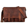 "Russell" Messenger Bag laptop tas leer
