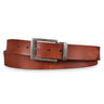 Leren riem bruin 34 mm inklapbaar