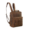 "Toni" vintage lederen rugzak groot