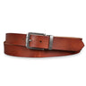 Leren riem bruin 34 mm inklapbaar