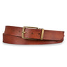 Leren riem bruin 34 mm inklapbaar