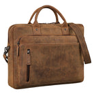 braune Aktentasche Damen Leder