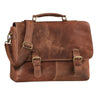 "Dorian" Big Briefcase Leather Gents