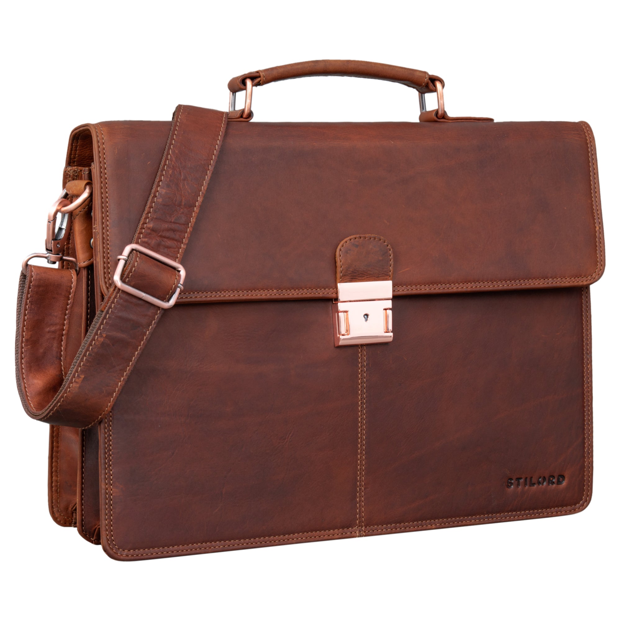 Vintage Business Aktentasche Leder