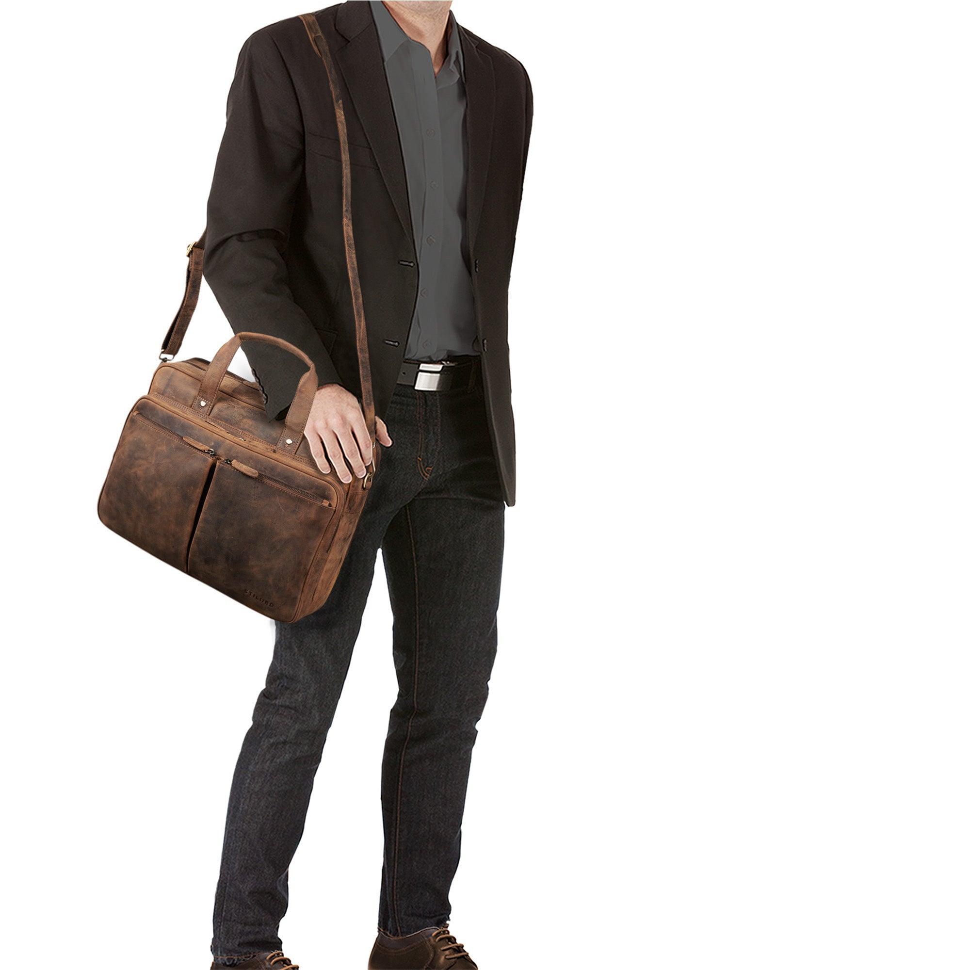 Ledertasche Umhängetasche Herren 