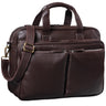"Remus" lederen tas voor schouderband 15,6 inch