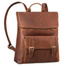 "Rosalia" Grote Leren Rugzak Dames Laptop Rugtas 15,6 Inch