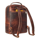 Lederrucksack mit Antidiebstahlfach
