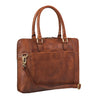 "Latoya" Dames Aktetas Leer Vintage