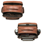 Leder Backpack Men braun