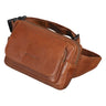 "Boston" gordeltas leder vintage