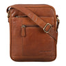 "Diego" vintage herenkoffer leer klein