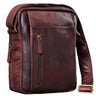 "Irving" Vintage Schoudertas Mannen Leder