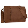 "Till" lederen schoudertas 13 inch