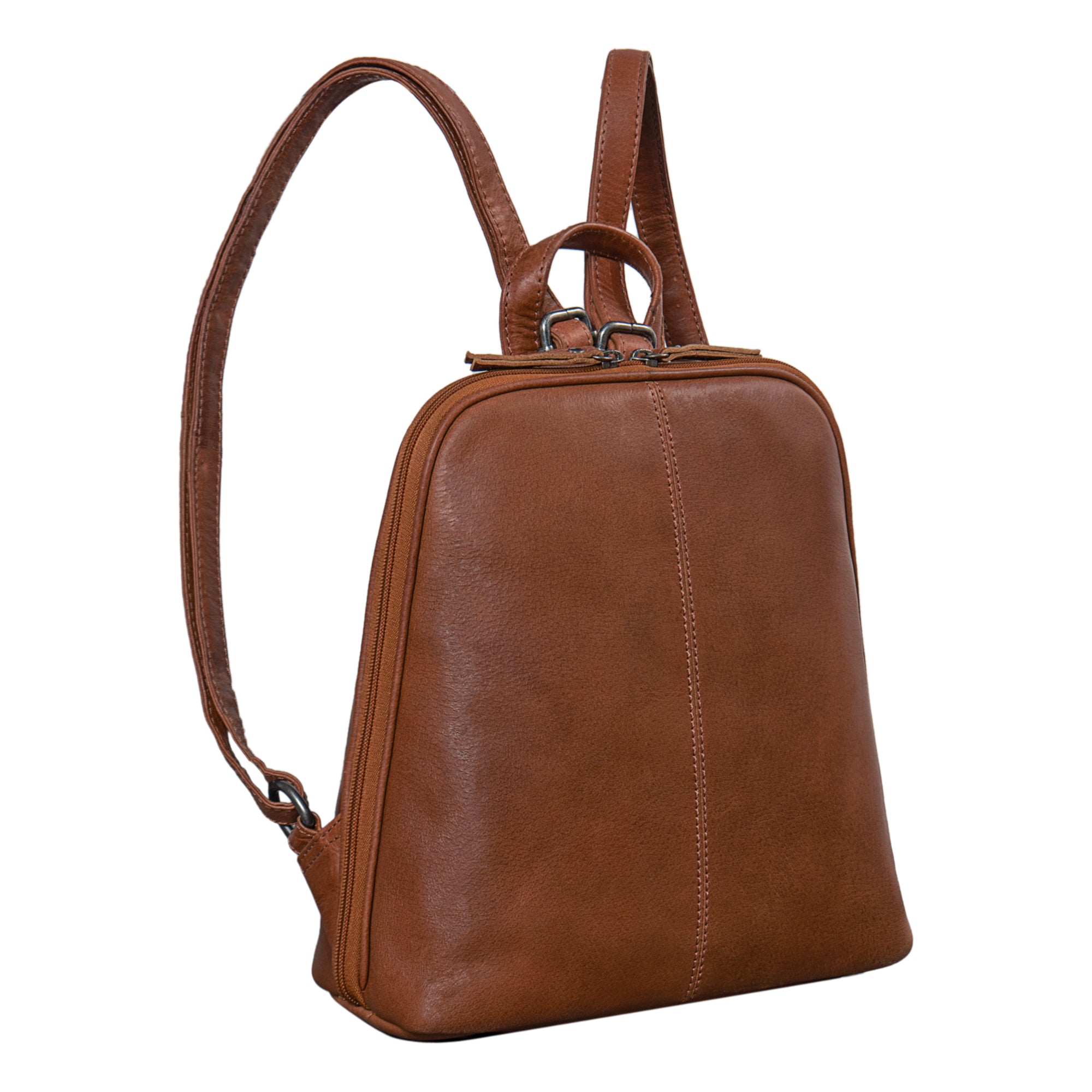 Rucksackhandtasche vintage braun