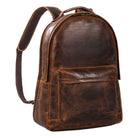 Studenten Rucksack Leder braun
