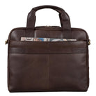 Vintage Bürotasche braun Herren Damen Trolley kompatibel