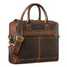 "Gonzalo" Lederen Business Aktetas voor Heren Grote Laptoptas 15 6-16"