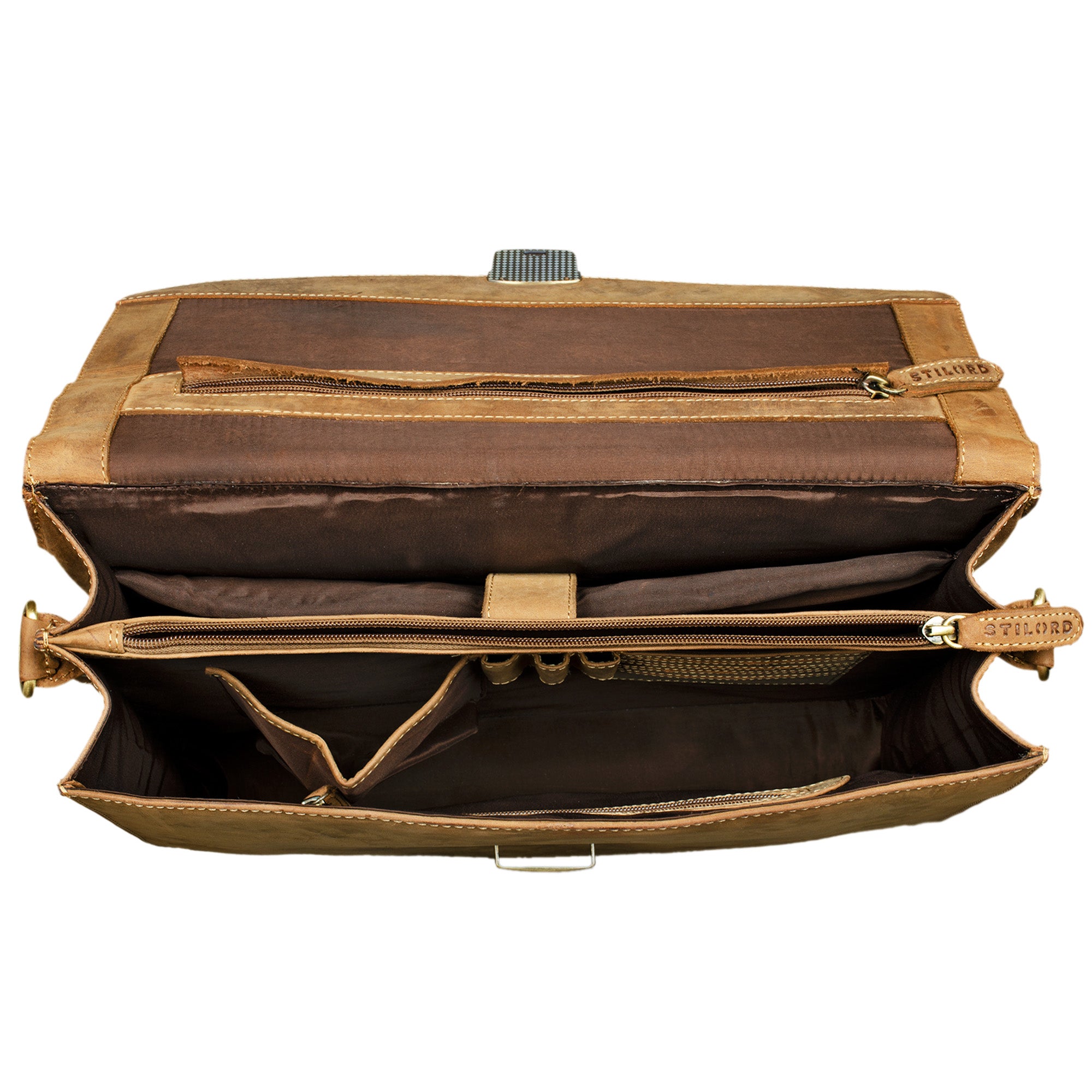 Business Ledertasche braun