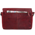Aktentasche rot Leder