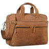 "Leandro" Leren tas mannen laptoptas 15,6 inch