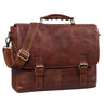 "Dorian" Big Briefcase Leather Gents