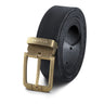 Vintage lederen riem heren 80 -130 cm verkortbaar