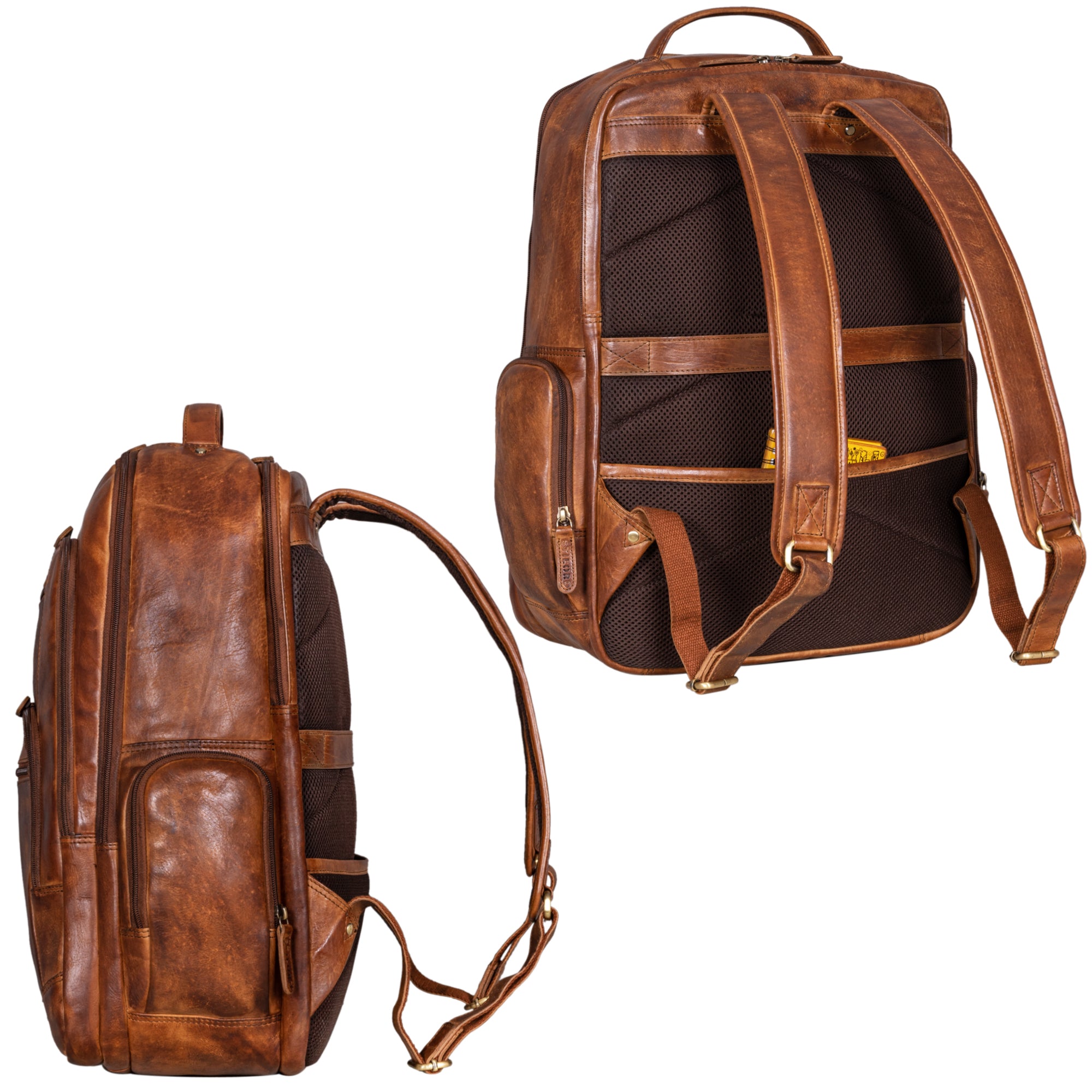 XL Businessrucksack Herren Leder