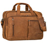 B-Stock "Arnold" Ruime Laptoptas Leren