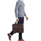 Leder Businesstasche Herren braun