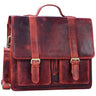 "Emilio" schoudertas leder vintage groot