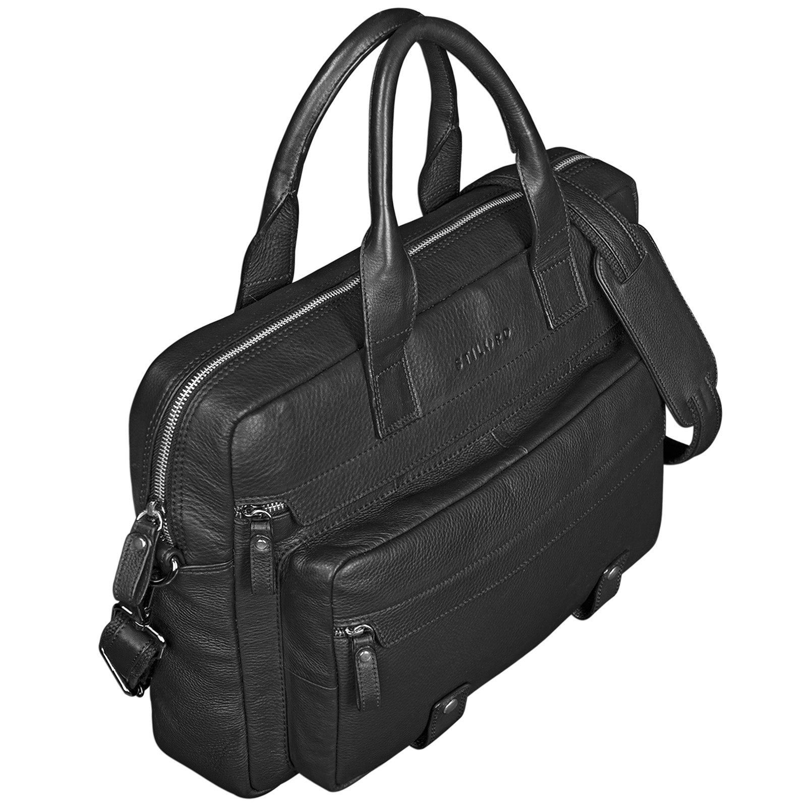 Businesstasche Leder Schwarz