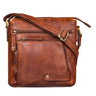 "Cameron" Kleine lederen schoudertas vintage