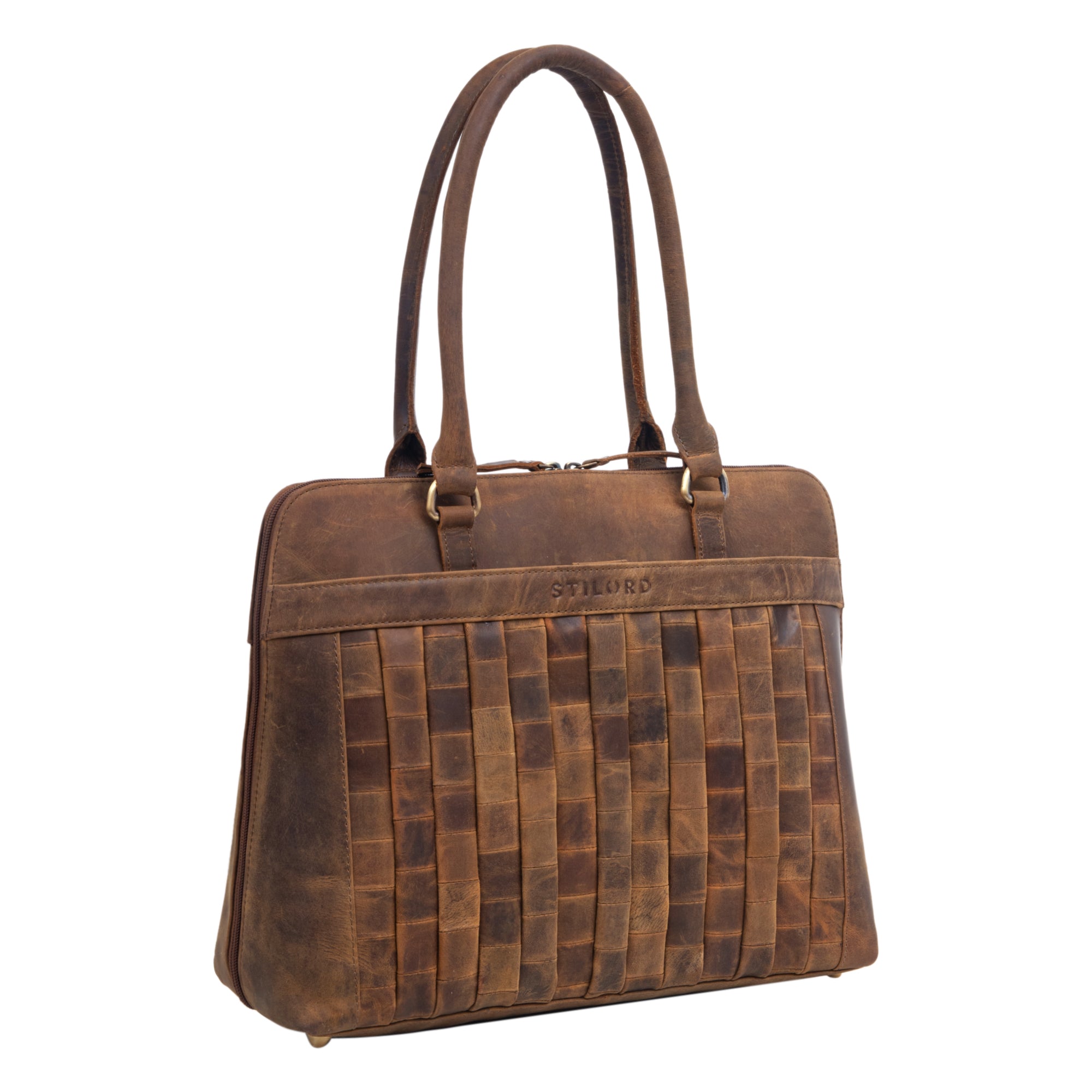 Leder business freizeit tasche groß