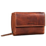 "Thea" Grote Leren Dames Portemonnee RFID Vintage Portefeuille Vrouw