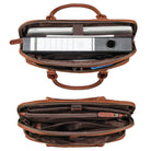 Dokumententasche für Laptop aus Leder