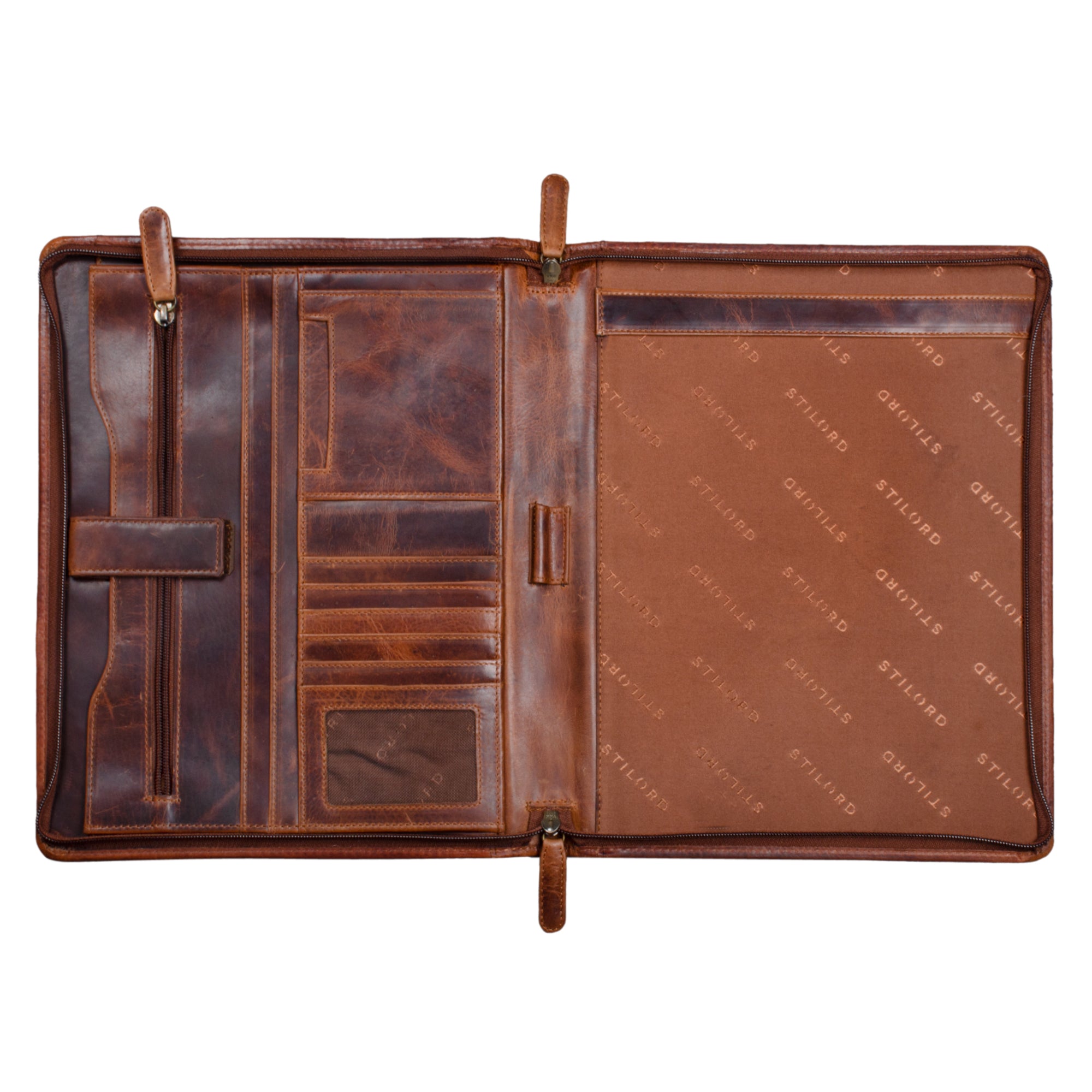 Braune Aktenmappe Vintage Herren XL