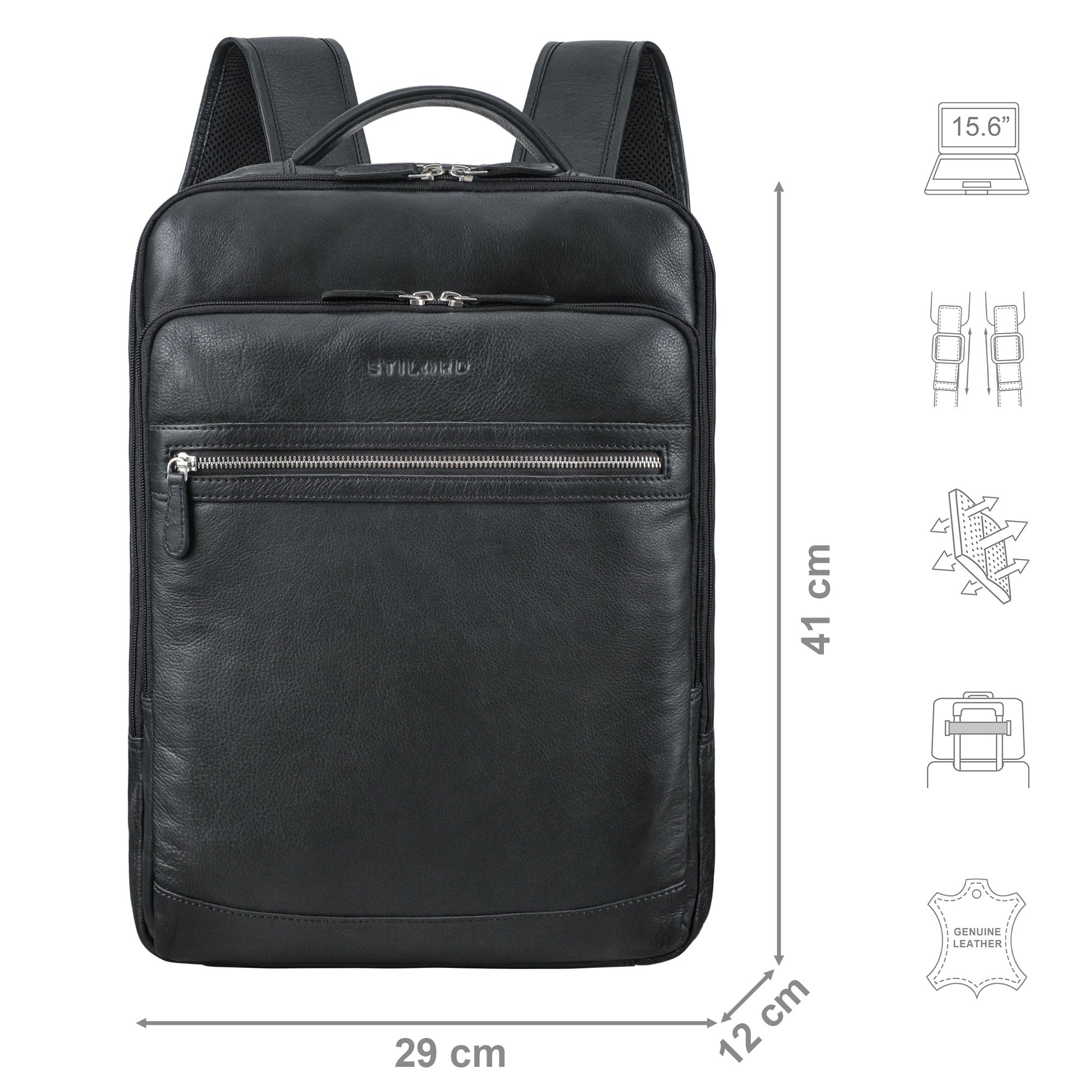 Unisex Rucksack Leder 