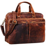 B-Stock "Remus" lederen tas voor schouderband 15,6 inch