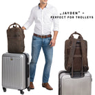 Großer Laptoprucksack Trolleyhalter