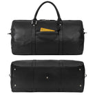 Reisetasche Echt Leder schwarz
