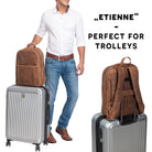 Laptop Rucksack Echtleder