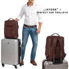 Reise Rucksack Business Leder